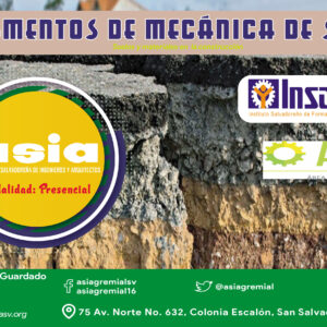 202107 Fundamentos de mecánica de suelos – Modalidad Presencial