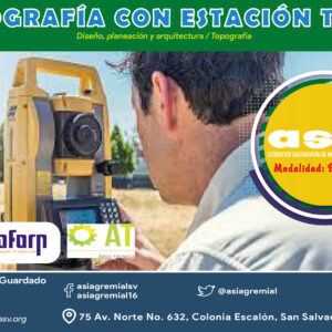 Topografía con estación total – Modalidad Presencial