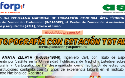 04/23 Topografía con estación total (Presencial)